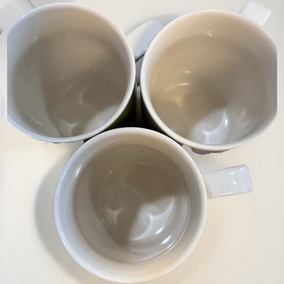 3 Starbucks Meadow Series Summer Wheat 2004 Tall Coffee Mugs Farmhouse Yellow - Picture 2 of 3